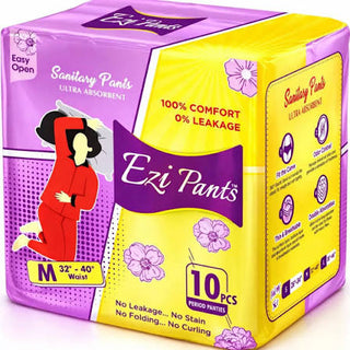 Ezi-Pants Sanitary Pants Ultra Absorbent Protection upto 12 hours Small to Large Size