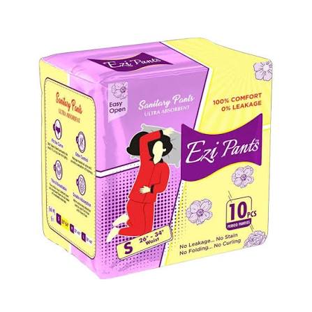Ezi-Pants Sanitary Pants Ultra Absorbent Protection upto 12 hours Small to Large Size