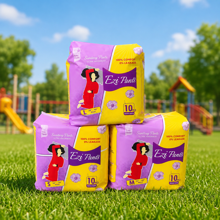 Ezi-Pants Sanitary Pants Ultra Absorbent Protection upto 12 hours Small to Large Size